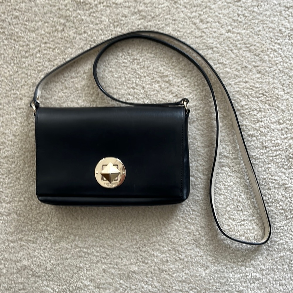 Kate Spade black leather purse